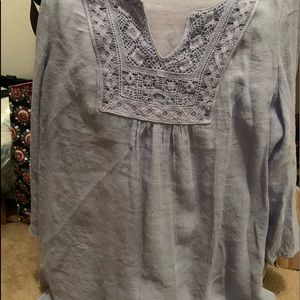 Light Blue Large Spense blouse